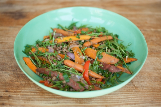 Lentil-and-Roast-Veg-Salad