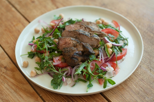 Grilled-Lamb-and-Chickpea-Salad
