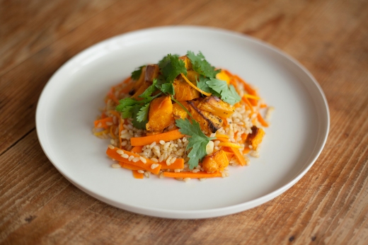 Candied-Orange-Pilaf-with-Roasted-Pumpkin
